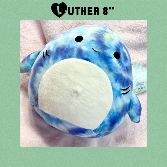 tie dye squishmallow shark